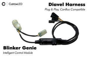 Clignotant Genie - Pré-câblé pour Ducati Diavel 2011-2013