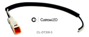 Connecteurs de clignotants OEM Ducati/KTM, 2 fils (paire), Type 3