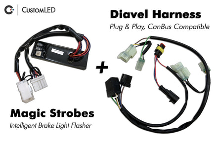 2011-2018 Ducati Diavel Magic Strobes Clignotant de feu stop