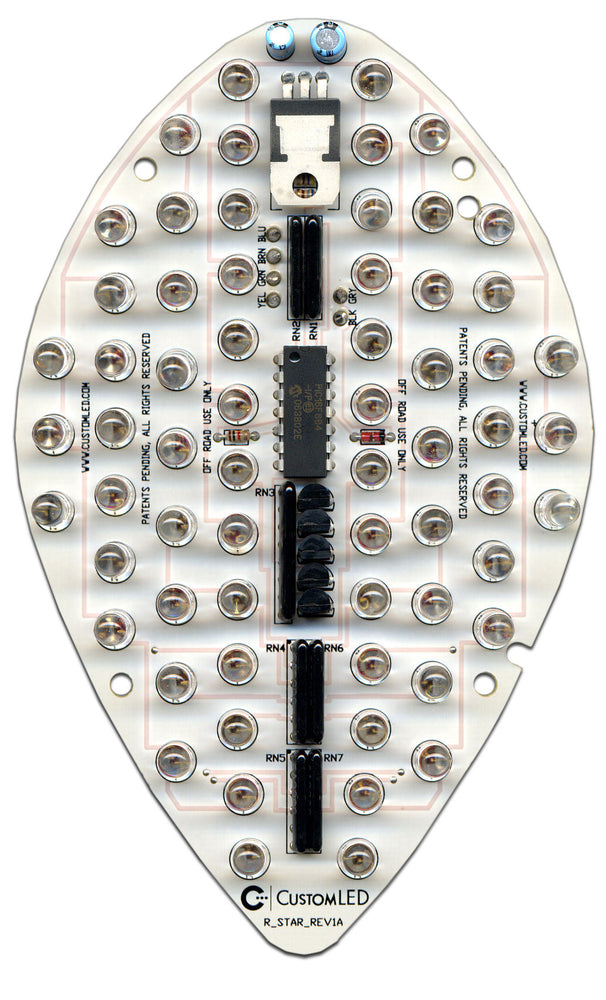 Yamaha Road Star (Midnight, Silverado, Road Star) Integrated LED Tail Light Retrofit Kit for years 2004 2005 2006 2007 2008 by Custom LED