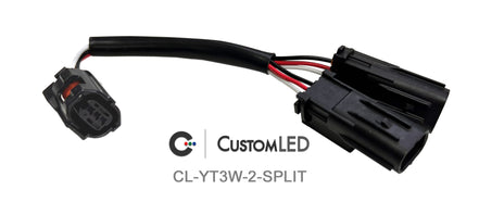 Connecteurs répartiteurs en Y pour clignotants Yamaha OEM, 3 fils (paire), type 2