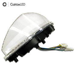 Yamaha Road Star Raider Blaster-X Feu arrière LED intégré pour les années 2008 2009 2010 2011 2012 2013 2014 par Custom LED - Lentille transparente