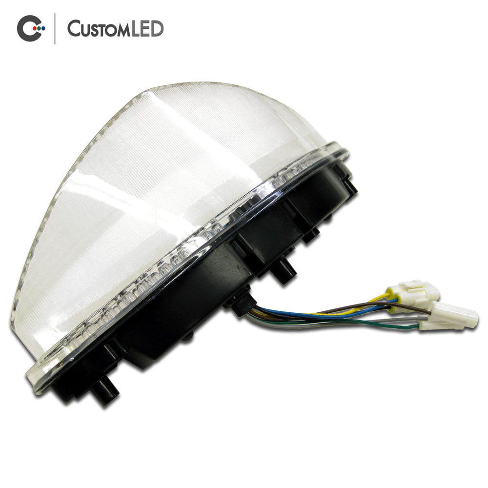 Yamaha Road Star Raider Blaster-X Integrated LED Tail Light for years 2008 2009 2010 2011 2012 2013 2014 by Custom LED - Clear Lens