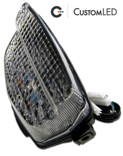Honda CBR-1000RR Blaster-X Feu arrière LED intégré pour les années 2008-2016 - Lentille transparente