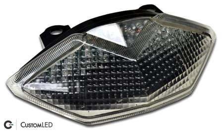 Kawasaki Ninja 1000SX Blaster-X Integrated LED Tail Light for years 2020-2024 by Custom LED - Clear Lens