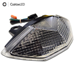 Kawasaki Z1000SX Blaster-X Feu arrière LED intégré pour les années 2011-2019 par Custom LED - Clear Lens