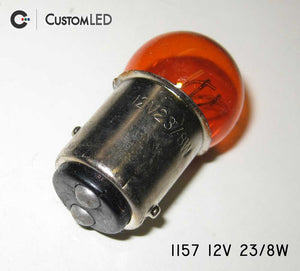 1157 Ampoule de clignotant ambre automobile (paire)