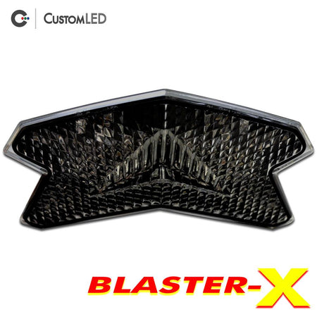 Kawasaki Z125 PRO Blaster-X Feu arrière LED intégré pour les années 2017-2026 - Lentille fumée