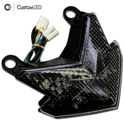 Kawasaki Z125 PRO Blaster-X Integrated LED Tail Light for years 2017-2026 - Smoked  Lens
