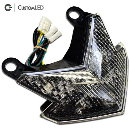 Kawasaki Z125 PRO Blaster-X Feu arrière LED intégré pour les années 2017-2026 - Lentille transparente