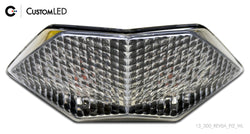 Kawasaki Ninja 300 Blaster-X Integrated LED Tail Light for years 2013 2014 2015 2016 2017 by Custom LED