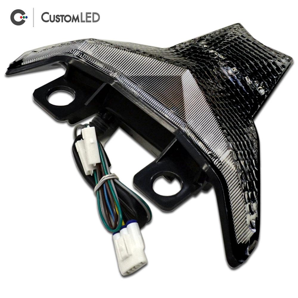 Kawasaki Z1000 Blaster-X Feu arrière LED intégré pour les années 2014-2016 - Smoked Lens