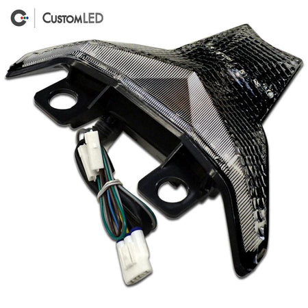 Kawasaki Z400 Blaster-X Integrated LED Tail Light for years 2019-2023 - Smoked Lens