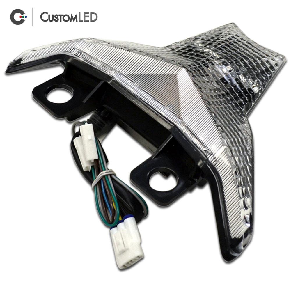 Ninja 400 Blaster-X Feu arrière LED intégré pour les années 2018-2024 - Lentille transparente