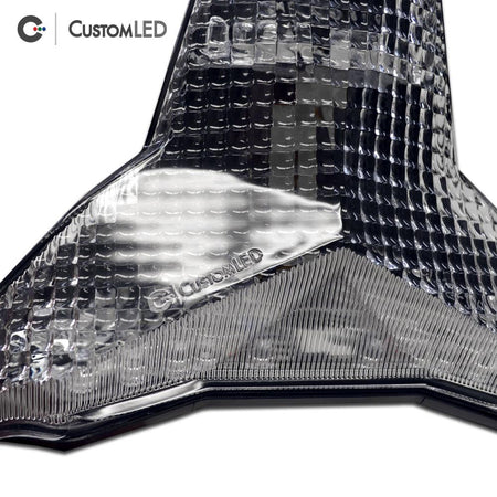 Kawasaki ZX-10RR Blaster-X Feu arrière LED intégré pour les années 2021, 2022, 2023, 2024, 2025 & 2026 - Lentille transparente