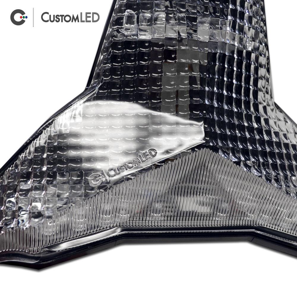 Kawasaki Z400 Blaster-X Integrated LED Tail Light for years 2019-2023 - Clear Lens