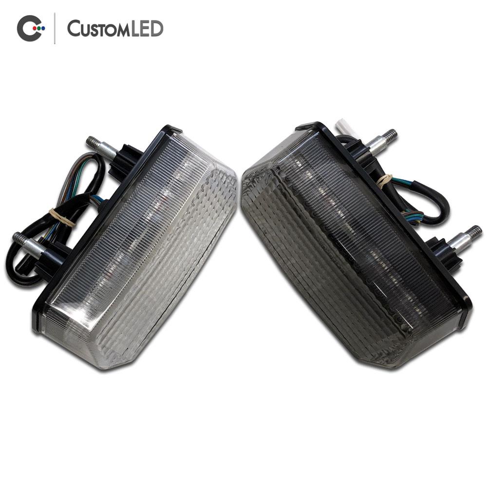 Honda CB650F Blaster-X Feu arrière LED intégré pour l'année 2018 - Lentille transparente VS lentille fumée