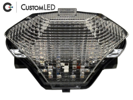 Yamaha FZ-07 Blaster-X Feu arrière LED intégré pour les années 2015, 2016 & 2017 par Custom LED - Lentille transparente