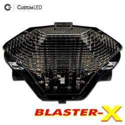 Yamaha YZF-R3 Blaster-X Feu arrière LED intégré pour les années 2015-2024 - Lentille fumée