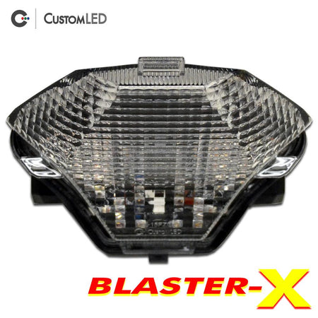 Yamaha FZ-07 Blaster-X Feu arrière LED intégré pour les années 2015, 2016 & 2017 par Custom LED - Clear Lens