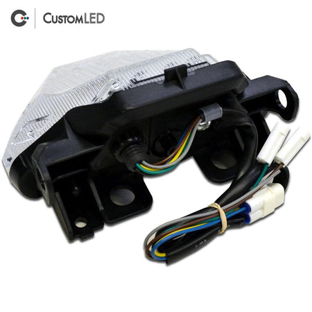Yamaha FZ-07 Blaster-X Feu arrière LED intégré pour les années 2015, 2016 & 2017 par Custom LED - Clear Lens
