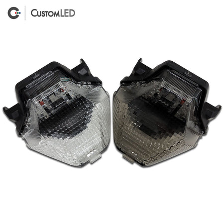 Yamaha FZ-07 Blaster-X Feu arrière LED intégré pour les années 2015, 2016 & 2017 par Custom LED - Lentille transparente VS lentille fumée
