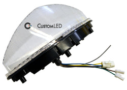 Yamaha Road Star Raider Blaster-X Feu arrière LED intégré pour les années 2015-2017 - Lentille transparente