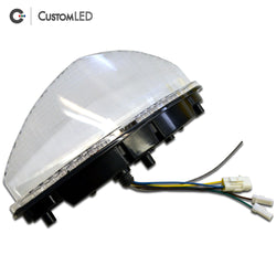 Yamaha Road Star Raider Blaster-X Feu arrière LED intégré pour les années 2015-2017 - Clear Lens