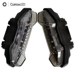 2017-2018 Yamaha FZ-10 Blaster-X Integrated LED Tail Light - Clear VS Smoked Lens