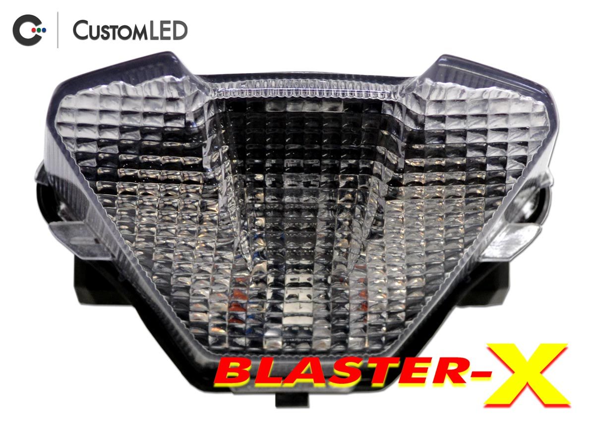 MT-07 2018-2020 Blaster-X Feu arrière LED intégré par Custom LED - Lentille transparente