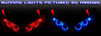 Automotive LED Remplacement Bulbs size&nbsp;: 168, 194, T10, T11, T3-1/4 pour 12VDC standard automotive voltage. Sold as a pair | Custom LED