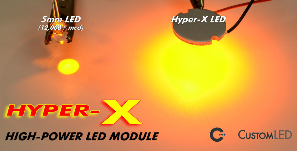 Hyper-X High-Power LED Modules pour Custom LED Lighting sur Motos | Custom LED