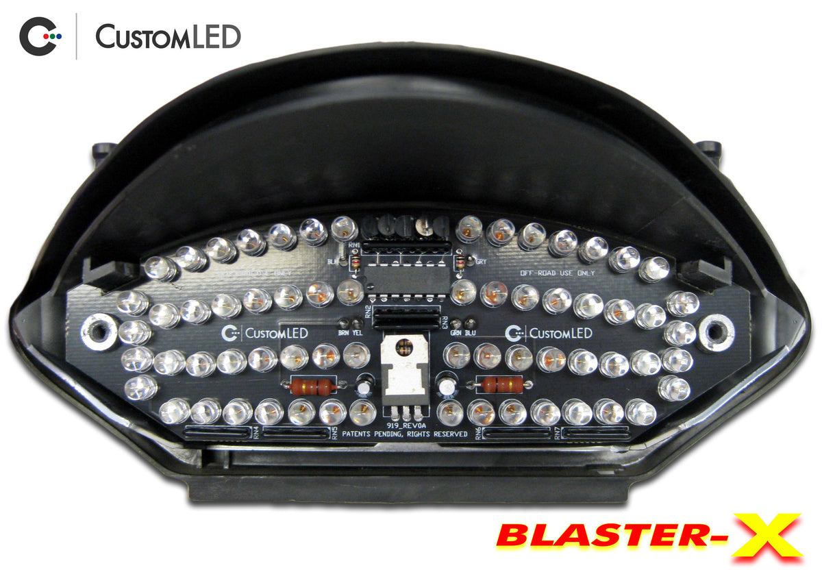 Honda CB900F 2002-2007 & Honda CB600F 599 919 Hornet 2004-2006 Blaster-X Kit retrofit Feu arrière LED intégré pour les années 2002 2003 2004 2005 2006 2007 par Custom LED