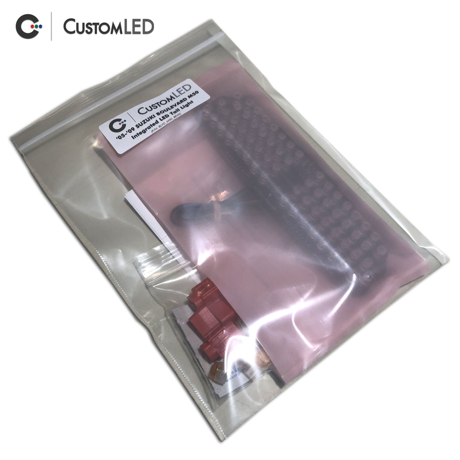 Suzuki Boulevard M50 Integrated LED Tail Light Retrofit Kit for years 2005 2006 2007 2008 2009 by Custom LED