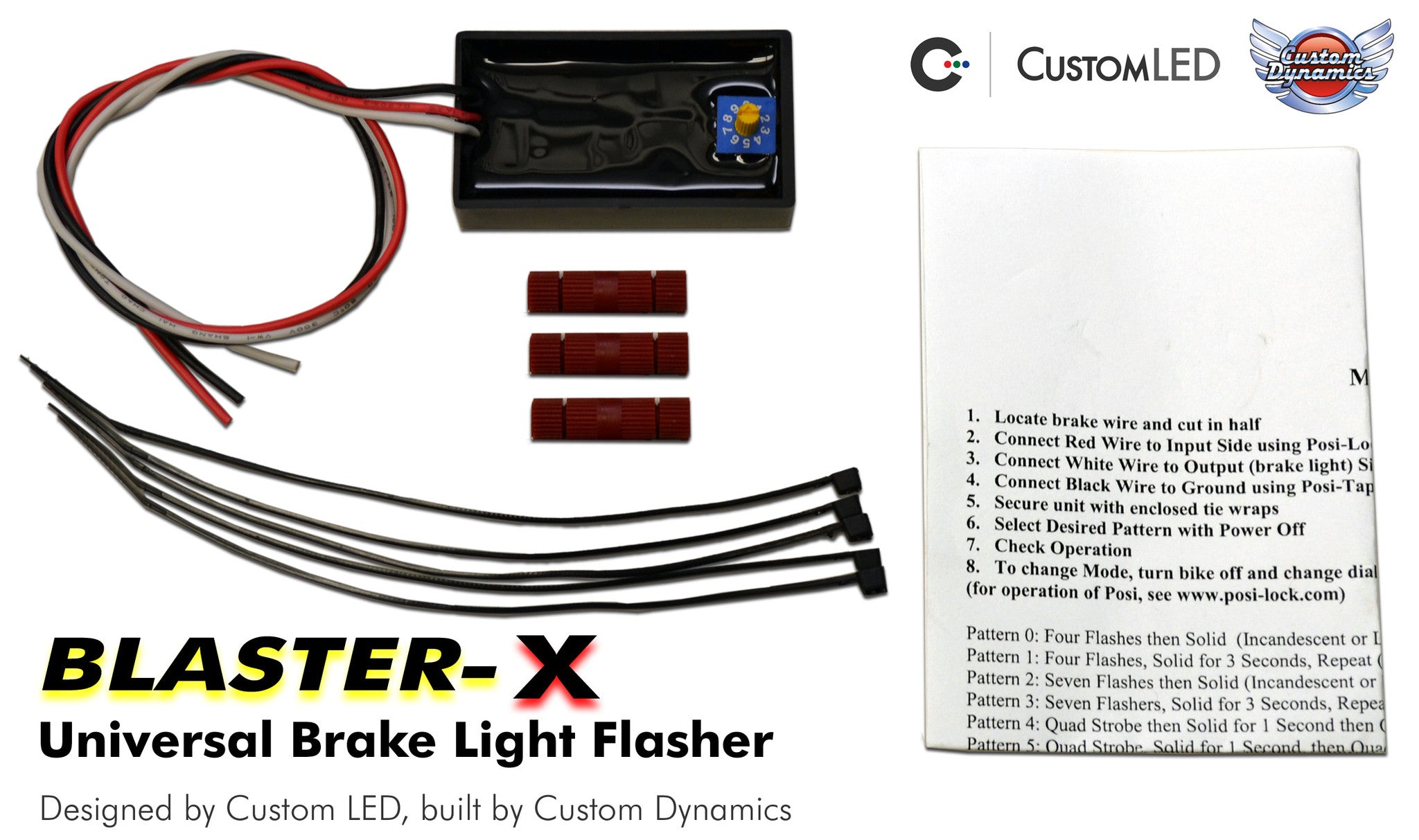 Modulateur de feu stop&nbsp;: Magic Strobes universel pour motos | Custom LED