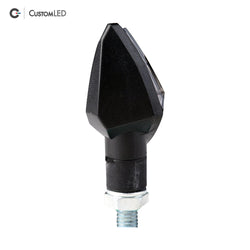 Custom LED Motorcycle LED Blinkers - Compact Short Stalk - V1