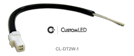 OEM Turn Signal Connectors, 2-Wire. Fits KTM, Ducati, Yamaha etc.