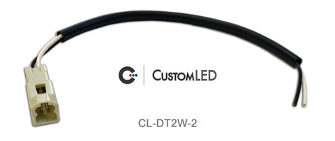 Connecteurs de clignotants OEM Ducati, 2 fils (paire), Type 2
