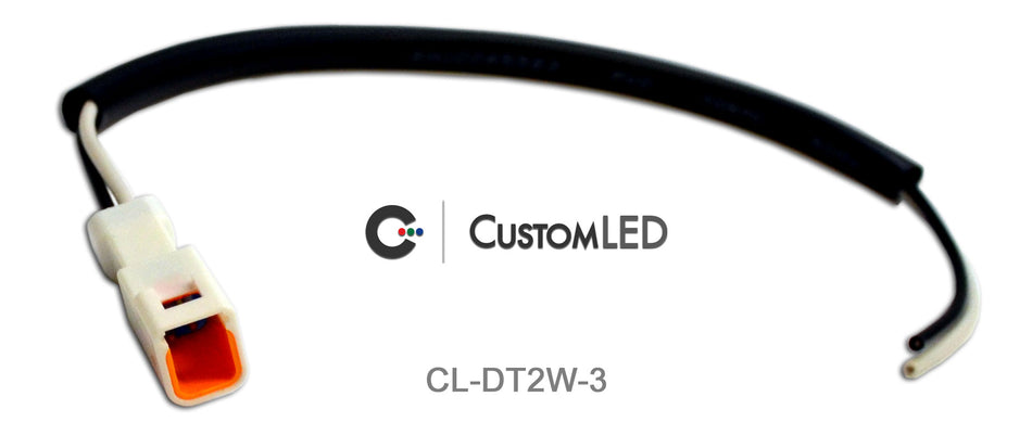 Connecteurs de clignotants OEM, 2&nbsp;fils. Compatible avec KTM, Ducati, Yamaha, etc.