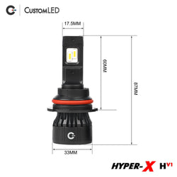 9004 LED Headlight Bulb - Super Bright - 6000K
