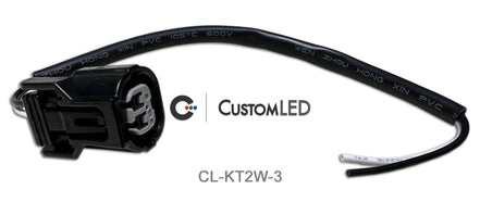 Connecteurs de clignotants OEM Kawasaki, 2 fils (paire) Type 3