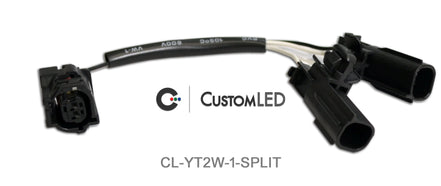 Connecteurs Y-Splitter pour clignotants OEM Yamaha, 2 fils (paire)