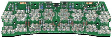 Honda CBR 954RR Kit retrofit Feu arrière LED intégré pour les années 2002 2003 par Custom LED