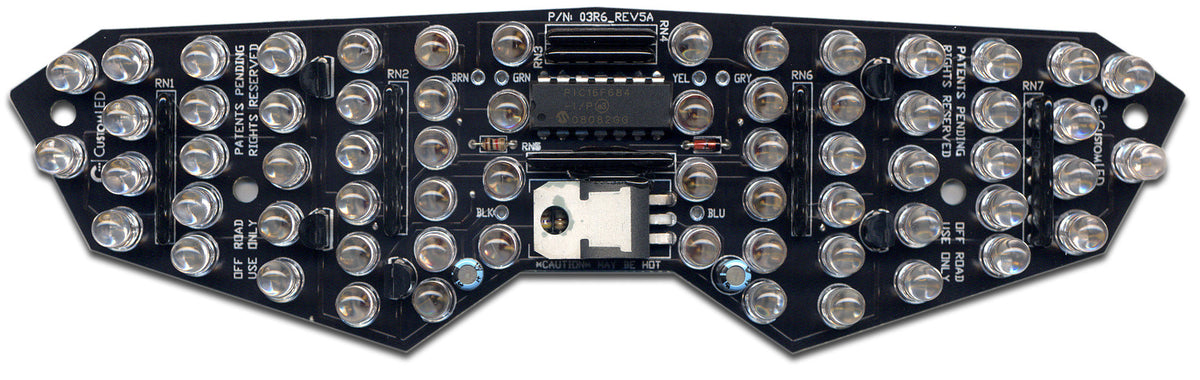Yamaha YZF-R6S Blaster-X Kit retrofit Feu arrière LED intégré pour les années 2006 2007 2008 2009 par Custom LED