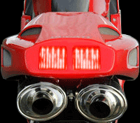 Ducati 916/995/996/998/748 Kit retrofit Feu arrière LED intégré pour les années 1994 1995 1996 1997 1998 1999 2000 2001 2002 par Custom LED