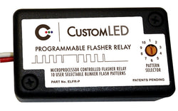ELFR-P Centrale clignotante électronique LED programmable à 10 motifs pour clignotants LED