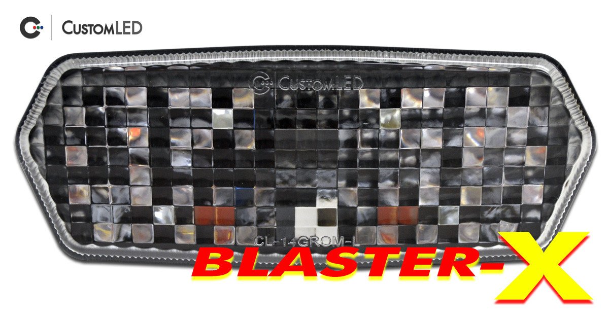 Honda CB650F Blaster-X Feu arrière LED intégré pour l'année 2018 - Lentille transparente