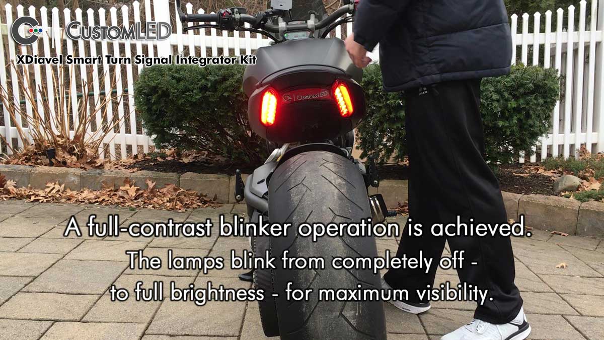 XDiavel Smart Clignotant Integrator Kit - Custom LED