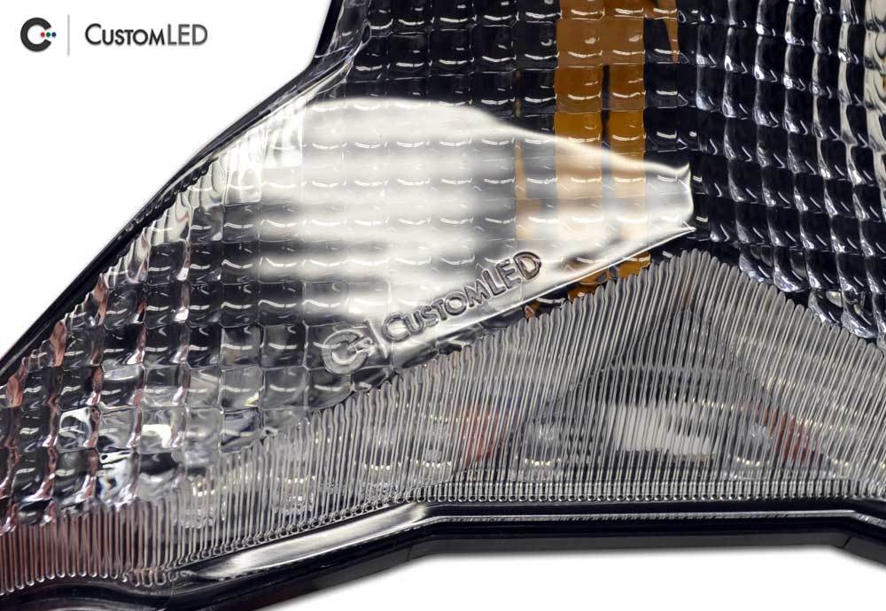 Ninja 400 Blaster-X Feu arrière LED intégré pour les années 2018-2024 - Lentille transparente