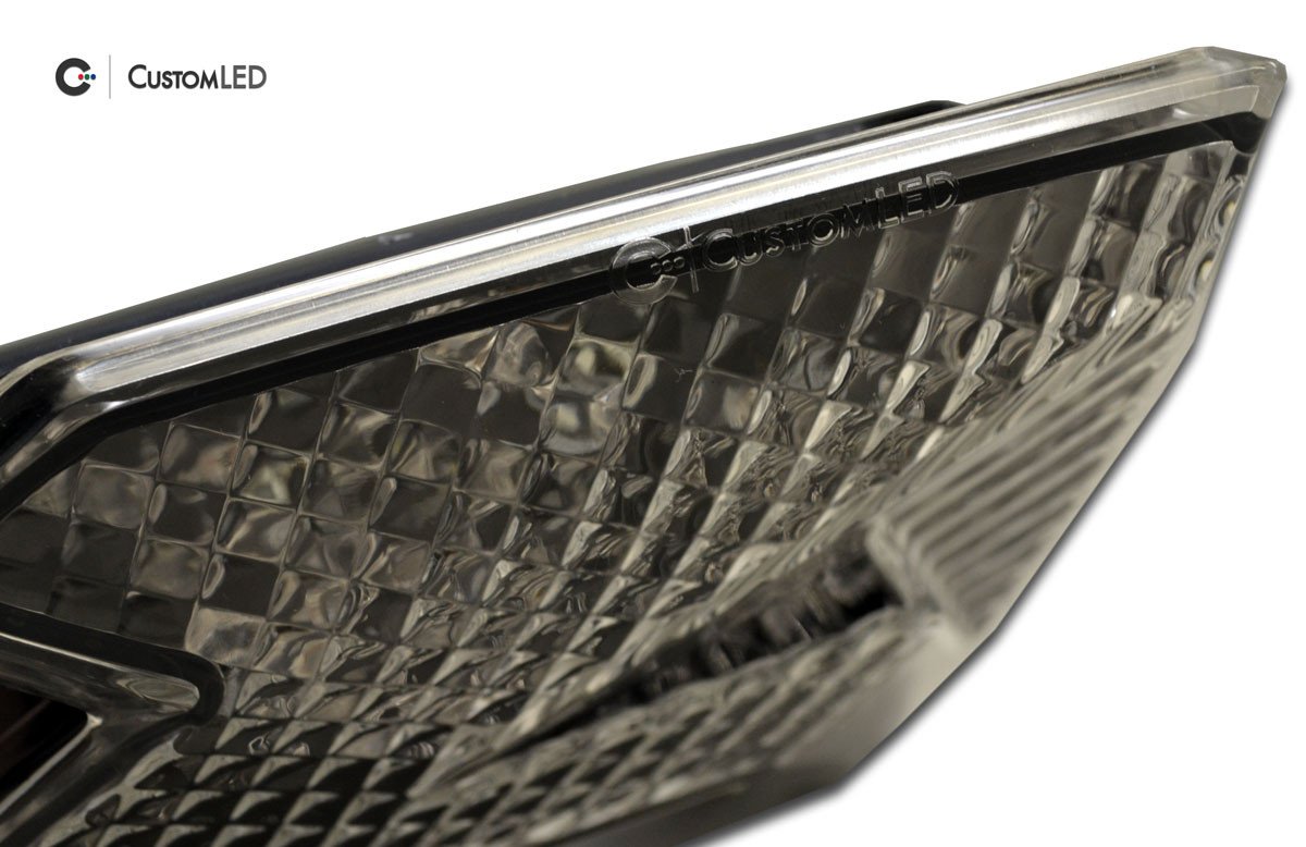 Kawasaki Z125 PRO Blaster-X Feu arrière LED intégré pour les années 2017-2026 - Lentille transparente